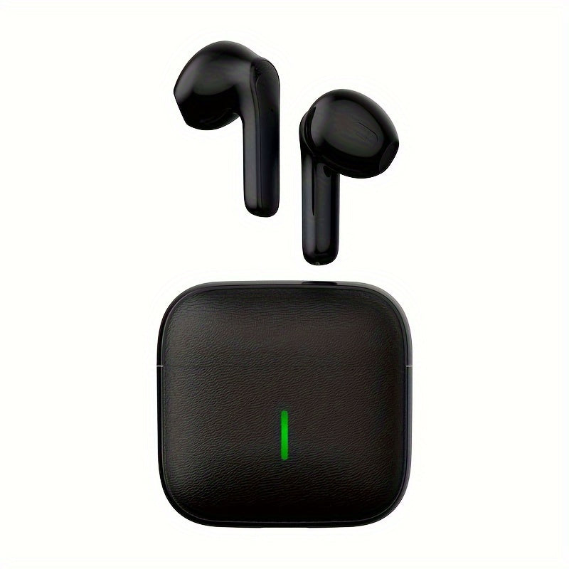Presentamos los últimos audífonos inalámbricos con batería de larga duración: auriculares intrauditivos estéreo compactos, ideales para deportes y videojuegos, con carga USB y cancelación de ruido para llamadas