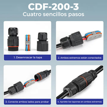 AquaLink™ - Conectores de cables impermeables para exterior