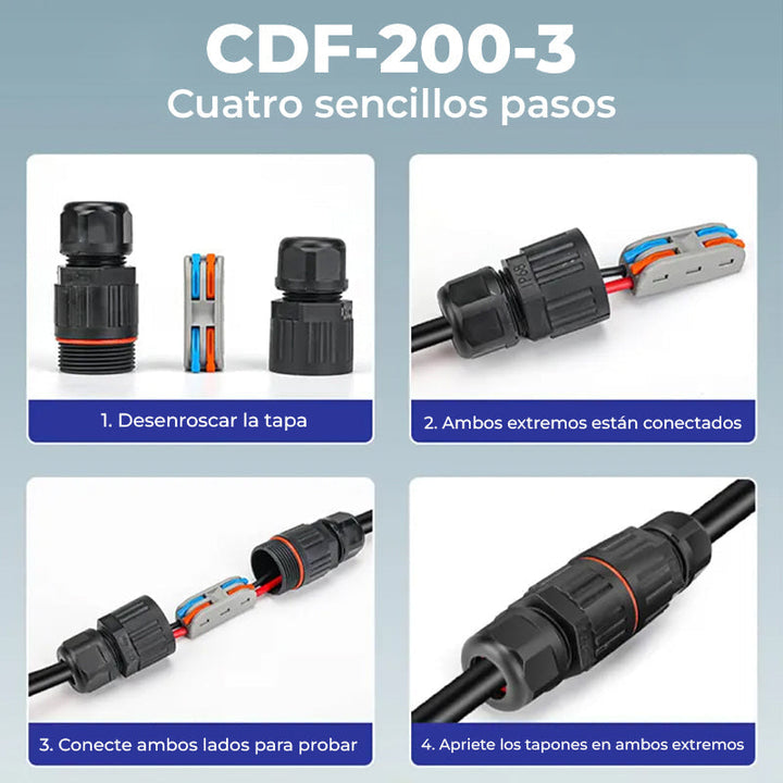 AquaLink™ - Conectores de cables impermeables para exterior