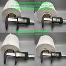 Soporte para papel higiénico de gato negro, compatible con tubos de 38mm-41mm/1.50in-1.57in, el papel higiénico en la imagen es solo ilustrativo, producto no incluye papel