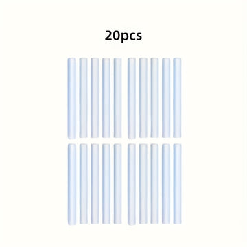 Núcleos de Repuesto para Humidificador Xpxhaous - 3/5/12/20 piezas, Diseño de Hisopo Ajustable al Tamaño Perfecto, Forma Cilíndrica Blanca con Textura Acanalada, Ideal para Humidificadores y Purificadores de Aire