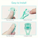 3 Piezas Raspador de Pies, Eliminador de Cutículas Beige y Herramienta para Cuidado de Talones y Plantillas, Kit de Belleza e Higiene Personal