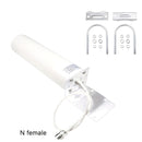 Antena Celular Omni 4G LTE de Alta Ganancia 698-2700MHz 28dBi con Conector Hembra N Montable en Pared para Amplificador de Señal/Router/Punto de Acceso - Compatible con Cámaras Espía SPYPOINT, TACTACAM y Más, Equipo de Conectividad de Red | Diseño Compac