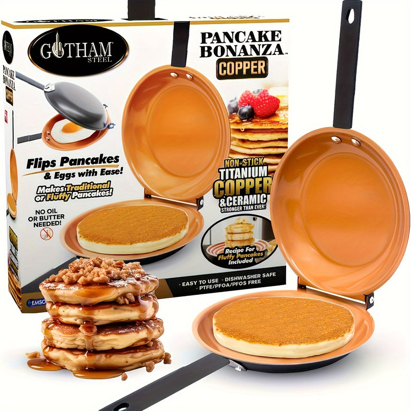 EZDEXIAOWU -HB, un molde para pasteles, un sartén plegable mexicano, un sartén de doble cara, un sartén plegable para desayuno, perfecto para cocinar todos los días (se recomienda cocinar a fuego medio o bajo, utilizando una espátula de silicona).