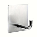 5/21pcs Ganchos Adhesivos de Acero Inoxidable, Ganchos de Pared Fuertes Sin Taladro para Baño, Cocina, Puerta, Ganchos para Toallas y Abrigos de Alta Resistencia, Estilo Contemporáneo, Ganchos de Utilidad