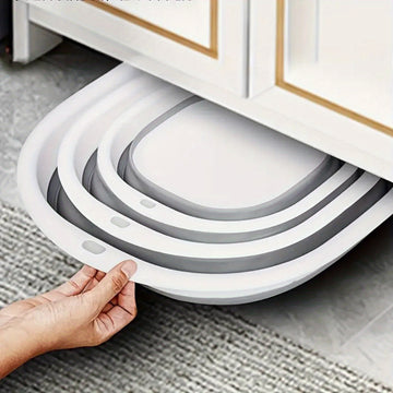 3 Tamaños - Fregadero Plegable, Lavabo, Bañera de Pies, Lavabo Plegable Portátil para el Hogar, Dormitorio y Camping, Lavabo de Viaje Multifuncional, Baño de Pies y Lavado de Camperos, Ahorro de Espacio, Suministros de Baño
