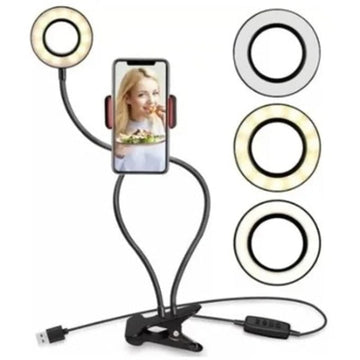 Kit Youtuber TIKTOK Atril Con Aro de Luz y Porta Celular Flexible