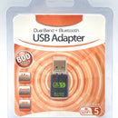 Adaptador BT5.0+WiFi 600m Dual-Mode, Tarjeta Combo Inalámbrica y WiFi: Alta Velocidad de Internet con Conexión Sin Interrupciones para Ratones, Teclados, Altavoces y Auriculares – No Necesita Controladores, Plug-and-Play