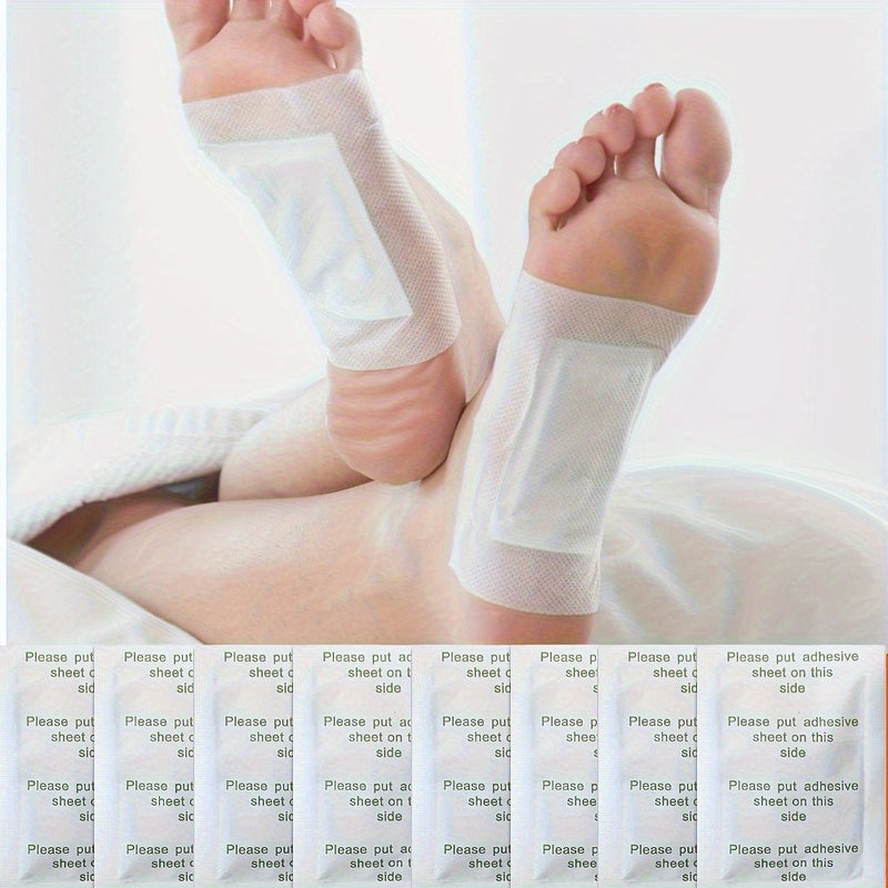 10/50 Piezas de Parches para Pies Sin Olor, Accesorios de Baño y Ducha para Cuidado de los Pies, Almohadillas Limpiadoras