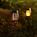 8pcs Luces Solares con Llama Parpadeante para Exteriores, Iluminación Automática de Anochecer a Amanecer Impermeable ABS para Patio, Terraza, Decoraciones del Día de la Independencia, Luces Colgantes Solares para Ambiente Exterior