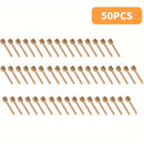 Juego de 50 agitadores de miel de madera - Palitos para mezclar miel, dispensador de panal natural, esenciales de cocina