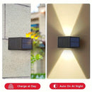 2 Paquetes de Luces Solares para Paredes - Iluminación LED Ajustable para Exterior, Batería Grande de 1200mAh, Operación Automática de Amanecer a Anochecer para Porche, Patio Trasero, Patio, Deck, Jardín, Muro de Contención, Camino, Luces Solares para Ex