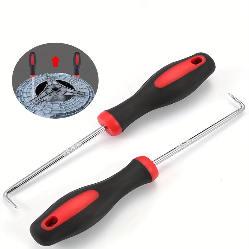 Conjunto de 2 piezas de ganchos especiales para lavadoras de pulsador, extractores de chasis, herramientas de desmontaje de limpieza y reparación de electrodomésticos, artefactos de destornillador
