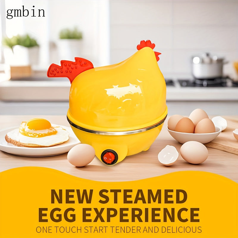Máquina de desayuno mini Gmbin, cocinadora de huevos multifuncional, enchufe de 110V EE. UU., apagado automático de vapor, no requiere batería, adecuada para uso doméstico cocinadora de huevos