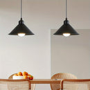 Juego de 2 candelabros colgantes modernos en hierro fundido con base E27 para comedor, bar, cocina y entrada, montaje semiempotrado, cableado fijo, voltaje ajustable 110V-240V (focos no incluidos)