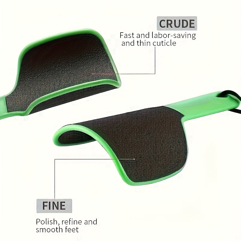 1 Lima de Pies Doble Cara en Forma de U con Diseño Ergonómico para el Talón, Elimina Eficientemente la Cutícula Muerta y Deja los Pies Suaves y Lisos – Adecuada para Todas las Estaciones