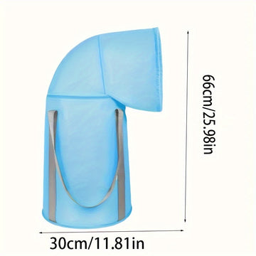 Bañera Plegable Portátil para Remojo de Pies - Profunda y Ancha para Piernas hasta la Rodilla, Ideal para Viajes y Uso Doméstico, Mantiene el Agua Caliente