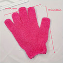 Guantes exfoliantes para baño, manoplas de baño doble cara para exfoliación, masaje y limpieza corporal, accesorios de baño
