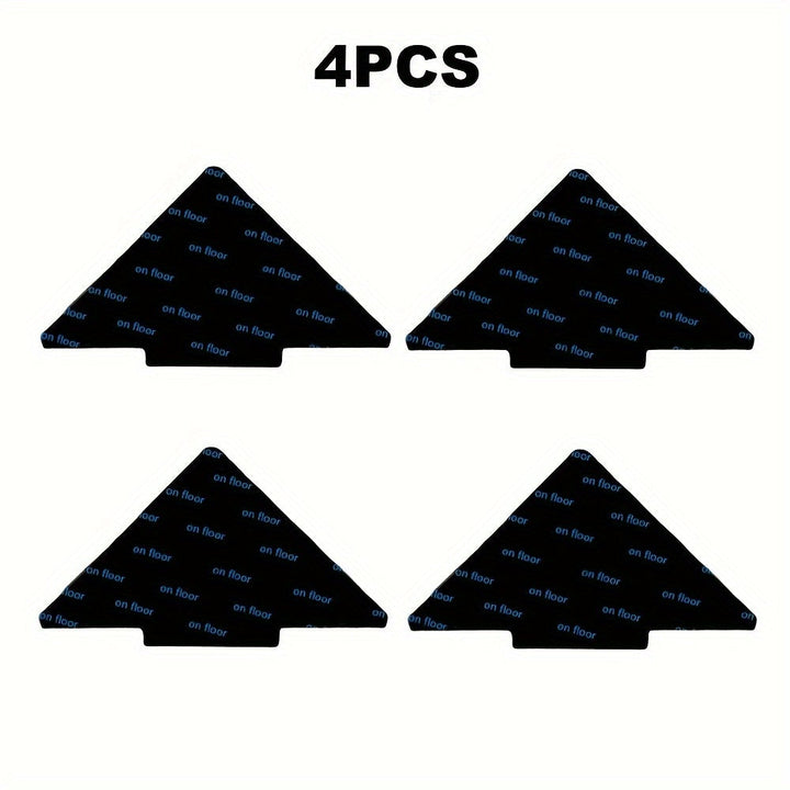 4/12/20pcs Pegatinas De Agarre En Forma De Árbol, Cintas Antideslizantes Para Pisos De Madera Y Baldosas, Cintas Reutilizables Y Lavables Para Alfombras De Área, Para Uso Doméstico