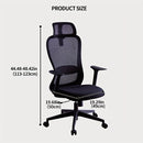 K3000 Silla Ergonómica para Gaming con Soporte Lumbar, Ideal para Sentarse Largo Tiempo y Uso en Oficina o Computadora