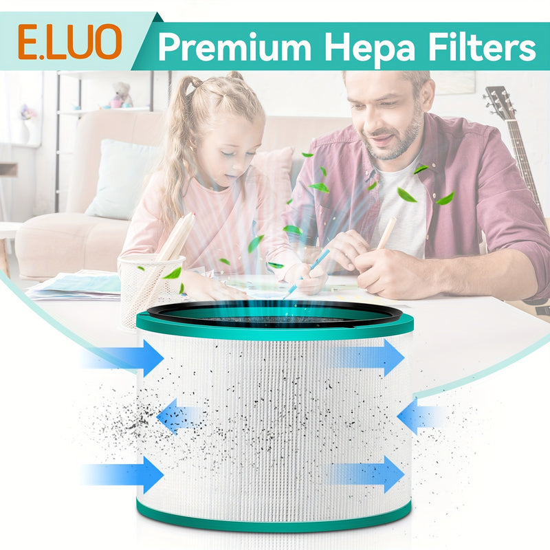 Filtro de Repuesto para Purificador de Aire de Alta Eficiencia para Dyson Pure Cool Link & Pure Cool Link - Compatible con los Modelos HP01, HP02, DP01, DP03 | Material Duradero de Polipropileno | Ideal para la Limpieza del Aire en el Hogar
