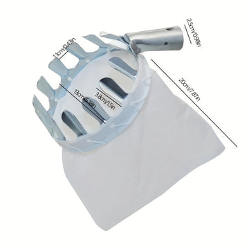 Recogedor de frutas extensible, 14cm/16cm de diámetro, herramienta de jardinería telescópica, recolección portátil de alta altitud, adecuado para todas las frutas de jardín