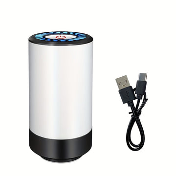 1 pieza de bomba eléctrica de vacío inalámbrica para el hogar (bolsas de vacío no incluidas) Sellador de vacío portátil para almacenamiento de alimentos Máquina de conservación de alimentos para el hogar Máquina de empaque de vacío con carga USB para reu