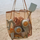 1 Bolsa de Playa XL, Bolso Extra Grande Plegable para Juguetes y Ropa, Ideal para Almacenar Juegos, Conchas y Toallas en la Arena