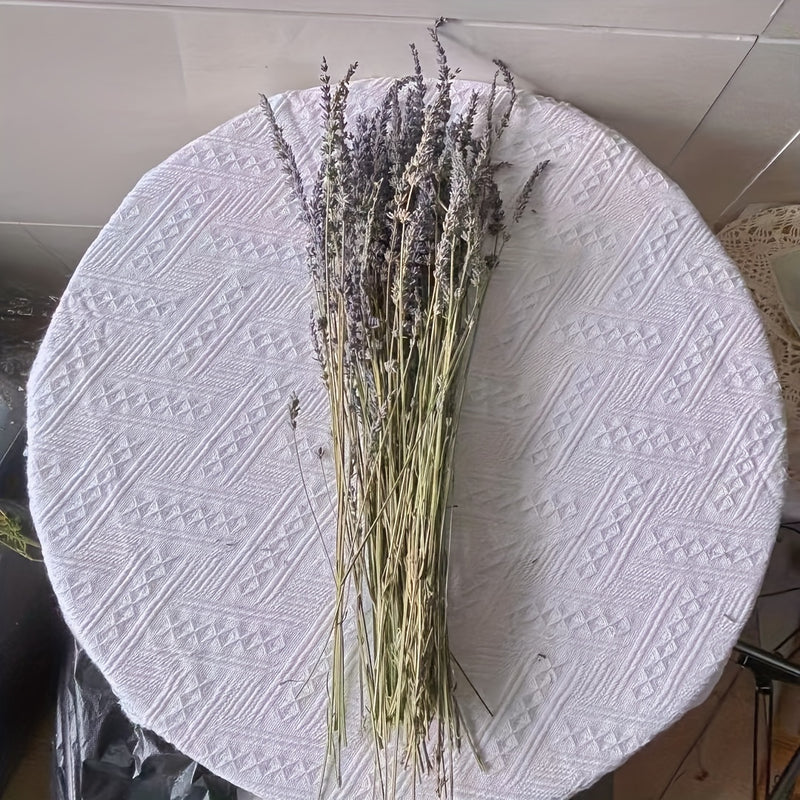 50pcs Flores Secas de Lavanda Natural - Aroma Duradero para Decoración del Hogar, Calmante y Purificador, Perfecto para el Ambiente de la Sala de Estar