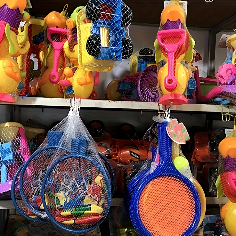 3/5 Piezas, Bolsa De Bolsillo Para Frutas, De Malla Para Juguetes, Almacenamiento De Nylon Trenzado De Plástico Para Pelotas Oceánicas Y Playas, Bolsa De Malla Grande Trenzada