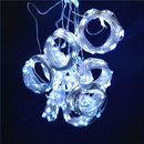 3/4/6M USB LED Cortina Cadena Luces, Luces de Hadas para Bodas de Vacaciones, Luces de Guirnalda para Dormitorio Hogar, Control Remoto, Decoraciones de Navidad Acción de Gracias Halloween