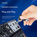 Adaptador XLR macho a hembra, adaptador de 6.35 mm hembra a XLR macho de 3 pines, conector para micrófono y altavoz