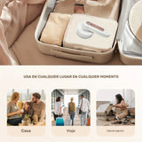 Depiladora de pelusas portátil recargable con cepillo de limpieza - Afeitadora de tela efectiva para ropa, muebles y alfombras - Elimina pelusas, bolitas y pelusa - Incluye cable USB