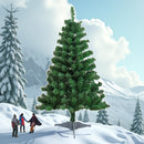 Árbol de Navidad Artificial de 120 cm - Diseño Realista de Abeto Verde, No Necesita Montaje, Perfecto para Decoración del Hogar y las Vacaciones, Plástico/Metal Duradero, Uso en Todas las Estaciones, Decoraciones de Navidad