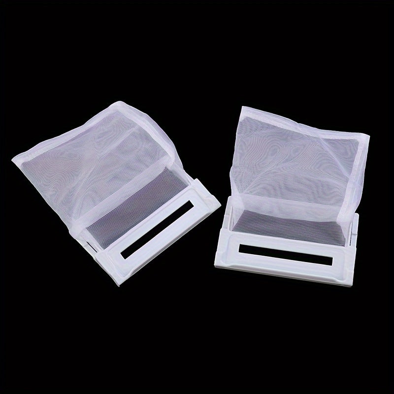 2 Piezas de Bolsas Filtros para Lavadora - Recolector de Agua No Eléctrico con Marco Desmontable, Malla Duradera para Prevenir Residuos y Pelusas, Compatible con la Mayoría de Lavadoras Estándar, Accesorio para Lavadora, Diseño Funcional, Malla de Alta C