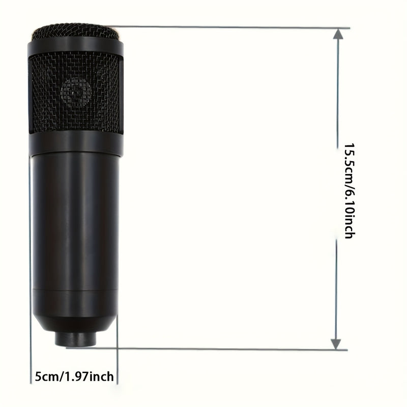 Nueva caja de podcast V8S, interfaz de audio todo en uno con micrófono de condensador de estudio, perfecta para podcasting, grabación, canto, transmisión y juegos, PC, teléfono inteligente.