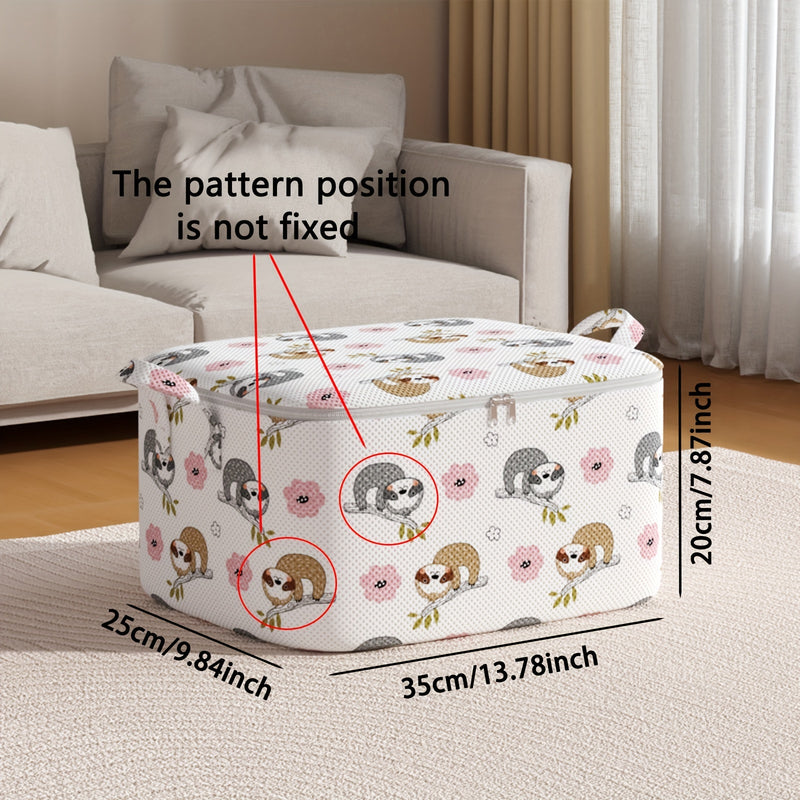 Bolsa de almacenamiento grande, 1 unidad, material no tejido, ideal para guardar sábanas, edredones, ropa de temporada, muñecas y más