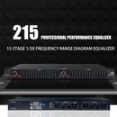 EQ215 Ecualizador De Audio Profesional Ecualizador Gráfico Estéreo