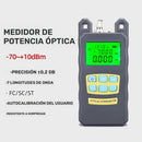 1pc Medidor de potencia óptica DXP-20B medidor de atenuación óptica OPM probador de atenuación de fibra -70+10dbm FC/SC/S