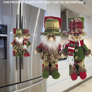 Funda para Manija de Nevera de Navidad - Diseño de Santa y Muñeco de Nieve, Protector de PVC para Electrodomésticos de Cocina, Decoración Festiva para el Hogar