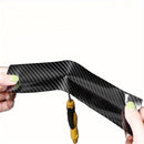 1 rollo de protector de borde de puerta de fibra de carbono Nano 3D - adhesivo impermeable y resistente a los arañazos de PVC, película universal anti-colisión, negro, protección de coche | accesorio de coche moderno | película protectora duradera