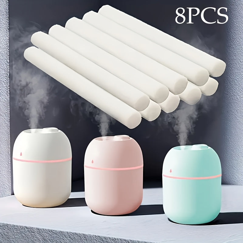 Elemento de filtro universal para humidificador de aire, varilla de esponja de repuesto, pulverizador de tratamiento aromático USB, purificación de reemplazo para humidificador de aire, longitud ajustable, clip de tratamiento aromático para salida de air
