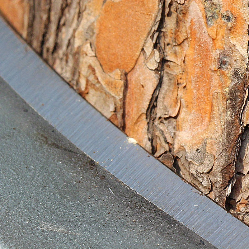 Raspador de Corteza Manual Resistente - con Hoja Curva Afilada, Mango Antideslizante para Jardinería y Paisajismo, Construcción en Acero al Manganeso para Podar Árboles, Preparación del Suelo, Pelado de Corteza - Herramienta Profesional y Doméstica, Dise