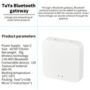 Tuya Zigbee 3.0 Mini Smart Home Hub Gateway - Puente de malla WiFi multimodo, compatible con Alexa y Google Assistant, alimentado por USB, sin pantalla, para automatización de oficinas y hogares - Blanco