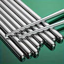 Palillos Elegantes de Acero Inoxidable 304 - Ligeros, Duraderos y con Agarre Antideslizante - Fáciles de Limpiar, Perfectos para Fideos, Sushi y Más - Ideales para Uso en Casa, Restaurante, Hotel