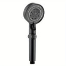 Chorro de ducha presurizado, grifo para baño, calentador de agua doméstico, cabezal de ducha portátil, cinco velocidades, alta presión, lujo en el baño, accesorios de aseo ()