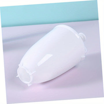 Fabricante de donas fácil de usar - Molde de donas mini blanco ABS con mango con resorte, perfecto para hornear en casa, suministros para hornear donas.