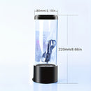 1 lámpara de medusa, luz estilo acuario para un ambiente relajante, interruptor de un solo toque, adecuada para decoración del hogar o la oficina, regalo de vacaciones.