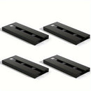 4-Pack Cocina Sala de estar Punzón-Libre Vaso de vino tinto Estante Plástico Invertido Estante Hogar Alto-Pie Vaso de vino Colgante Estante de exhibición