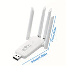 1 pieza de repetidor de WiFi USB, amplificador de señal de Internet de alta velocidad de 300 Mbps, mejorador de red portátil, material de PVC, alimentado por USB, no requiere batería, adecuado para redes domésticas.